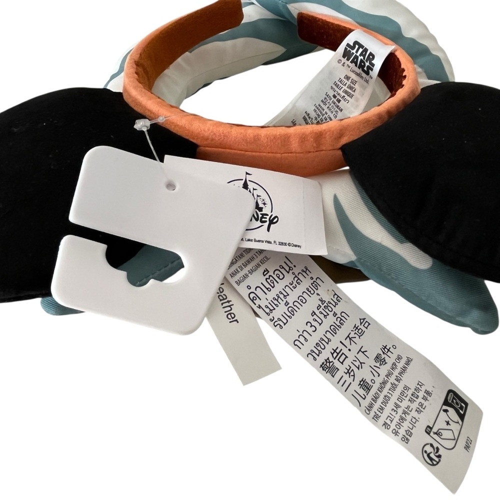 Disney Parks Star Wars Ahsoka Tano Mickey Mouse ear headband rhinestone accents - Picture 5 of 8